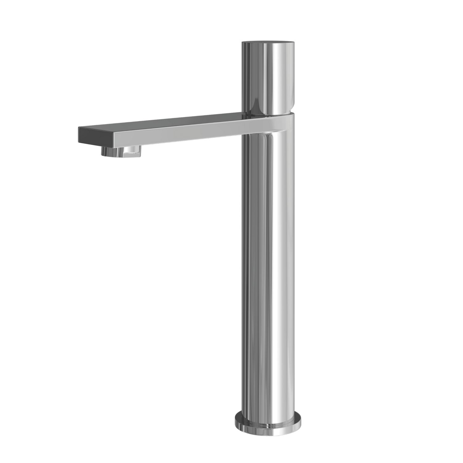 ETAL Saris High Rise Polished Chrome 284mm Standard Round Head Mono Basin Mixer Tap (888KG)