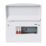 MK Sentry  8-Module 6-Way Part-Populated  Main Switch Consumer Unit