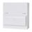 MK Sentry  8-Module 6-Way Part-Populated  Main Switch Consumer Unit