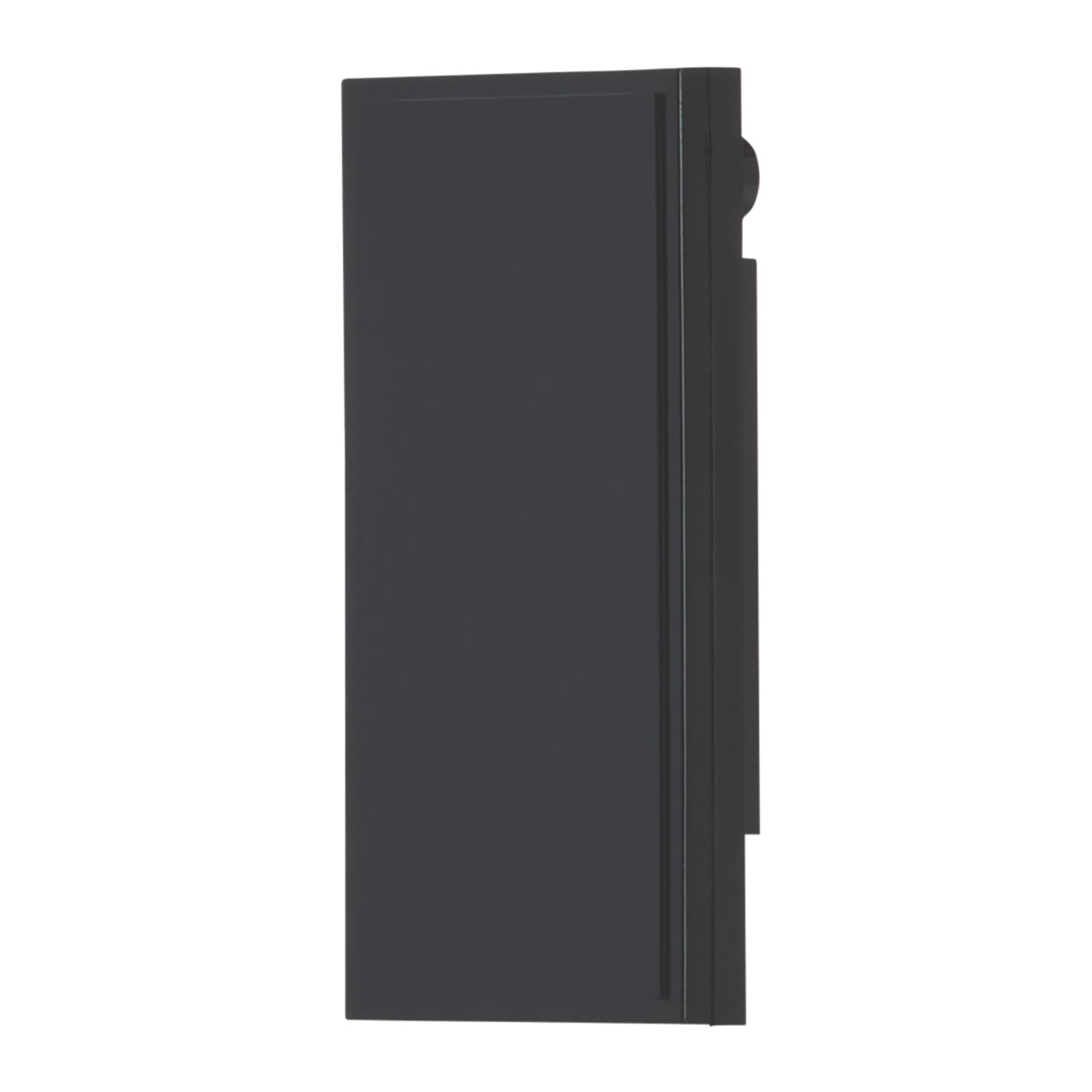 Contactum 1-Module Modular Blanking Plate Black (888RK)