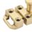 Smith & Locke Flat Door Bolt Polished Brass 40mm
