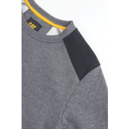 CAT Essentials Crewneck Sweatshirt Dark Heather Grey Large 42-44" Chest