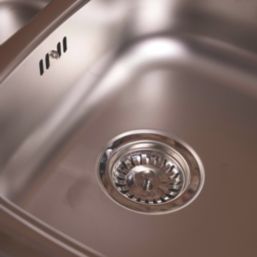 ETAL Sink Strainer Waste with Overflow Chrome 90mm