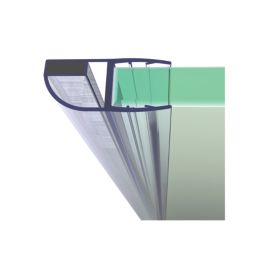 ETAL Neo Magnetic Pivot Shower Door Seal Clear 8mm x 2000mm