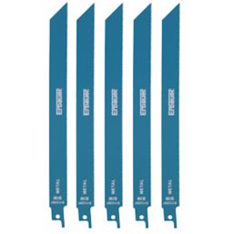 Erbauer   Sheet Metal Reciprocating Saw Blades 228mm 5 Pack