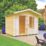 Shire Bucknells 10' x 8' (Nominal) Apex Timber Log Cabin