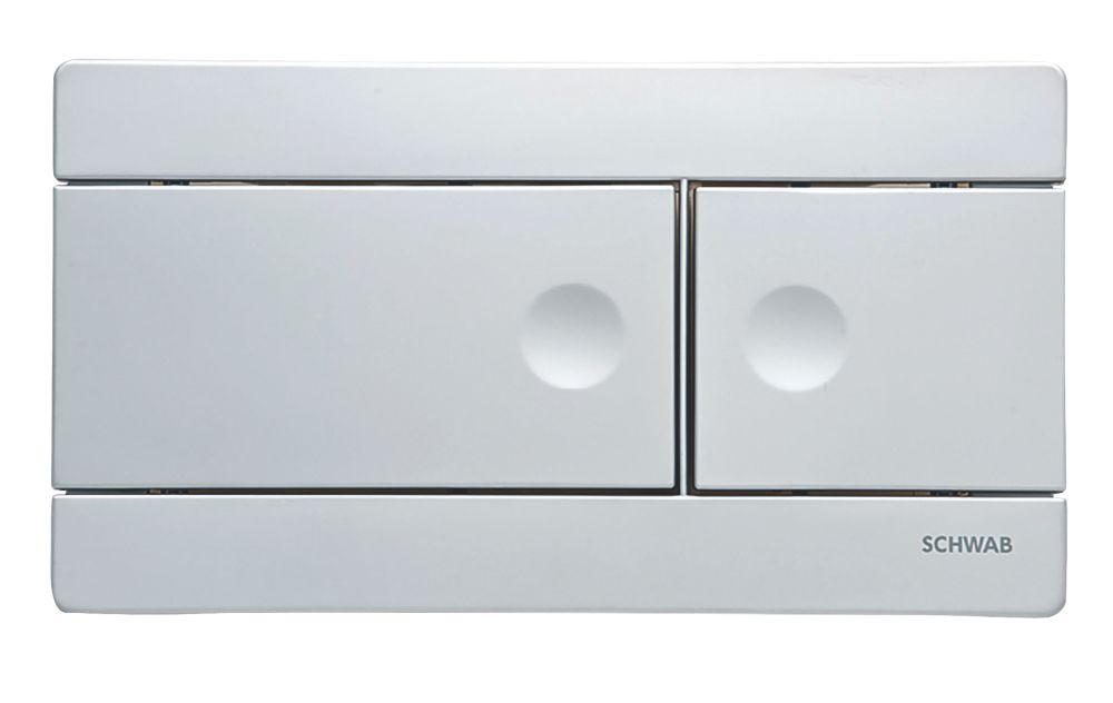 Fluidmaster Schwab Line 360164 DualFlush Flushing Plate Matt Chrome