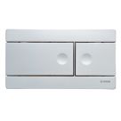 Fluidmaster Schwab Line 360164 Dual-Flush Flushing Plate Matt Chrome