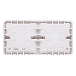 Schneider Electric Lisse 1 + 1-Gang Surface Pattress  Moulded Box 25mm