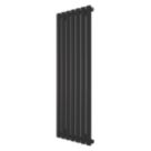Ximax Fortuna 1200mm x 410mm 2021BTU Black Vertical Designer Radiator