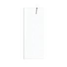 Palermo Showerwall Glass Polished Chrome 1950mm x 900mm x 8mm