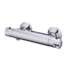 Refurb  Mulga Exposed Single Outlet Thermostatic Silver Mixer Shower Valve