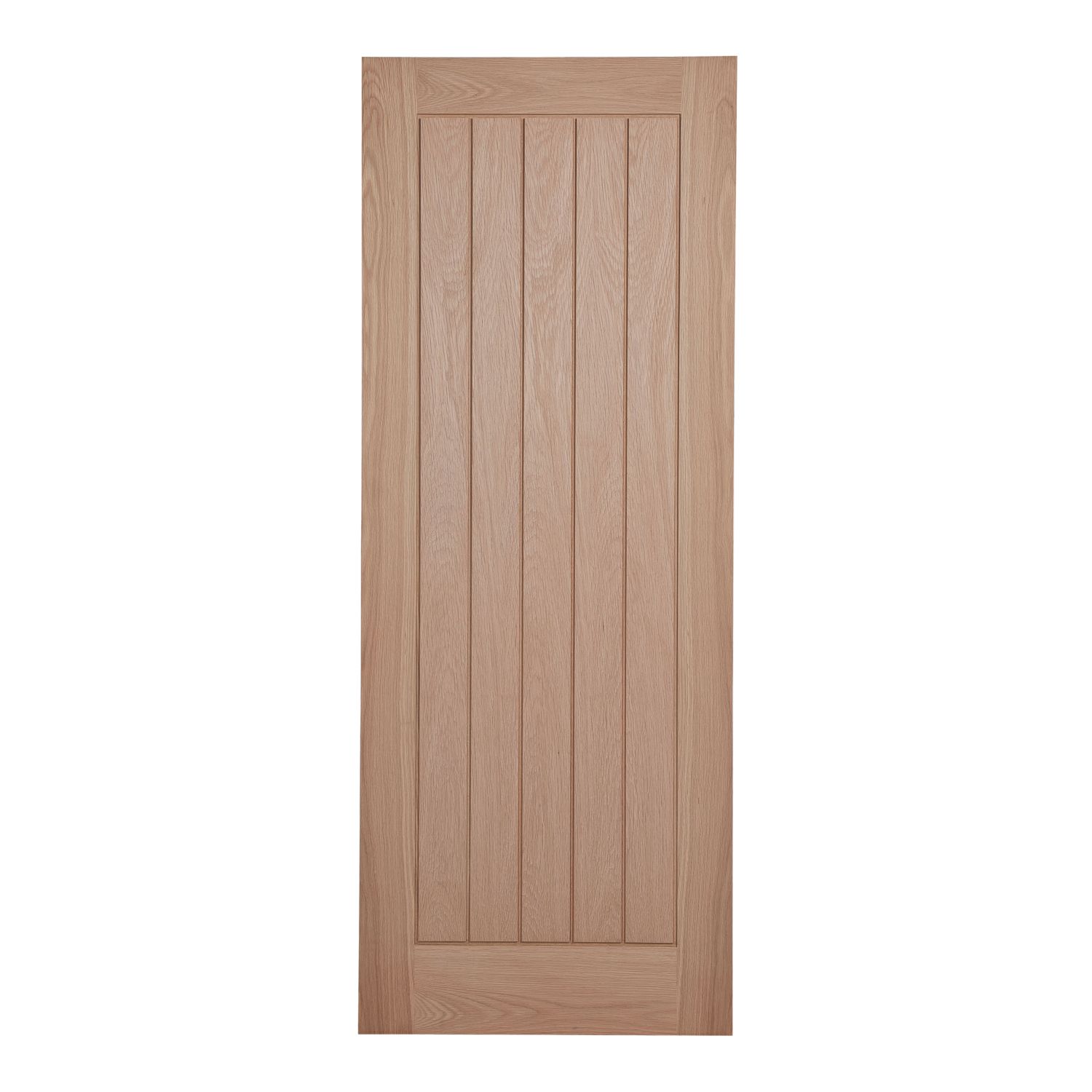 Satin Lacquered Oak Wooden Cottage Internal Door 1981mm x 762mm (889FA)