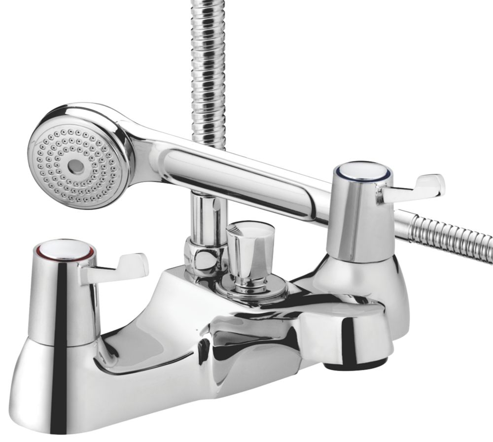 Bristan Lever DeckMounted Bath/Shower Mixer Chrome Screwfix