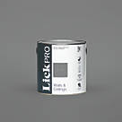 LickPro  Matt Grey RAL 7037 Emulsion Paint 2.5Ltr