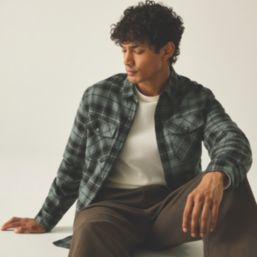 Regatta Spennith  Shacket Dark Forest/Black Check X Large 43-44" Chest