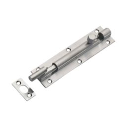 Necked Barrel Door Bolt Satin Chrome 152mm