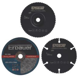 Erbauer  Wood/Metal/Plastic Mini Saw Blades 11mm Bore 3 Piece Set