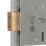 Smith & Locke Fire Rated  5 Lever Polished Chrome Deadlock 76mm Case - 57mm Backset