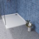 ETAL Pearlstone Matrix Rectangular Shower Tray White 1200mm x 900mm x 40mm