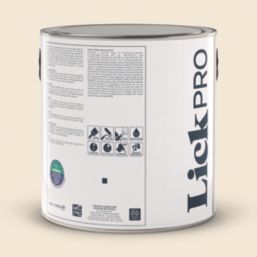 LickPro  2.5Ltr White BS 08 B 15 Vinyl Matt Emulsion  Paint
