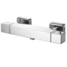 ETAL Pour Exposed Single Outlet Thermostatic Chrome Shower Valve