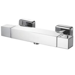 ETAL Pour Exposed Single Outlet Thermostatic Chrome Shower Valve
