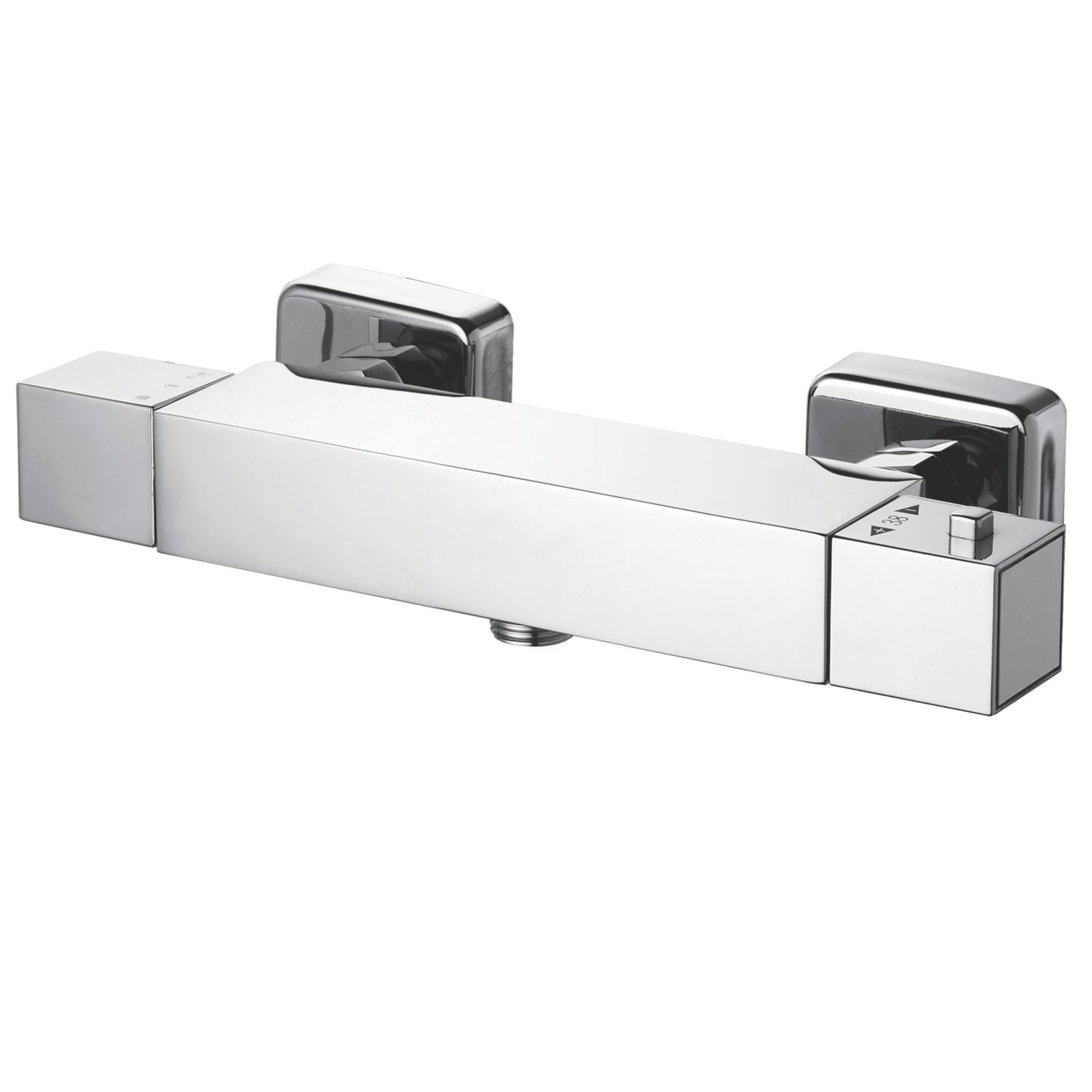 ETAL Pour Exposed Single Outlet Thermostatic Chrome Shower Valve (889VN)