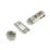 Union Chrome-Plated Tubular Privacy Bolt 60mm Case - 44mm Backset