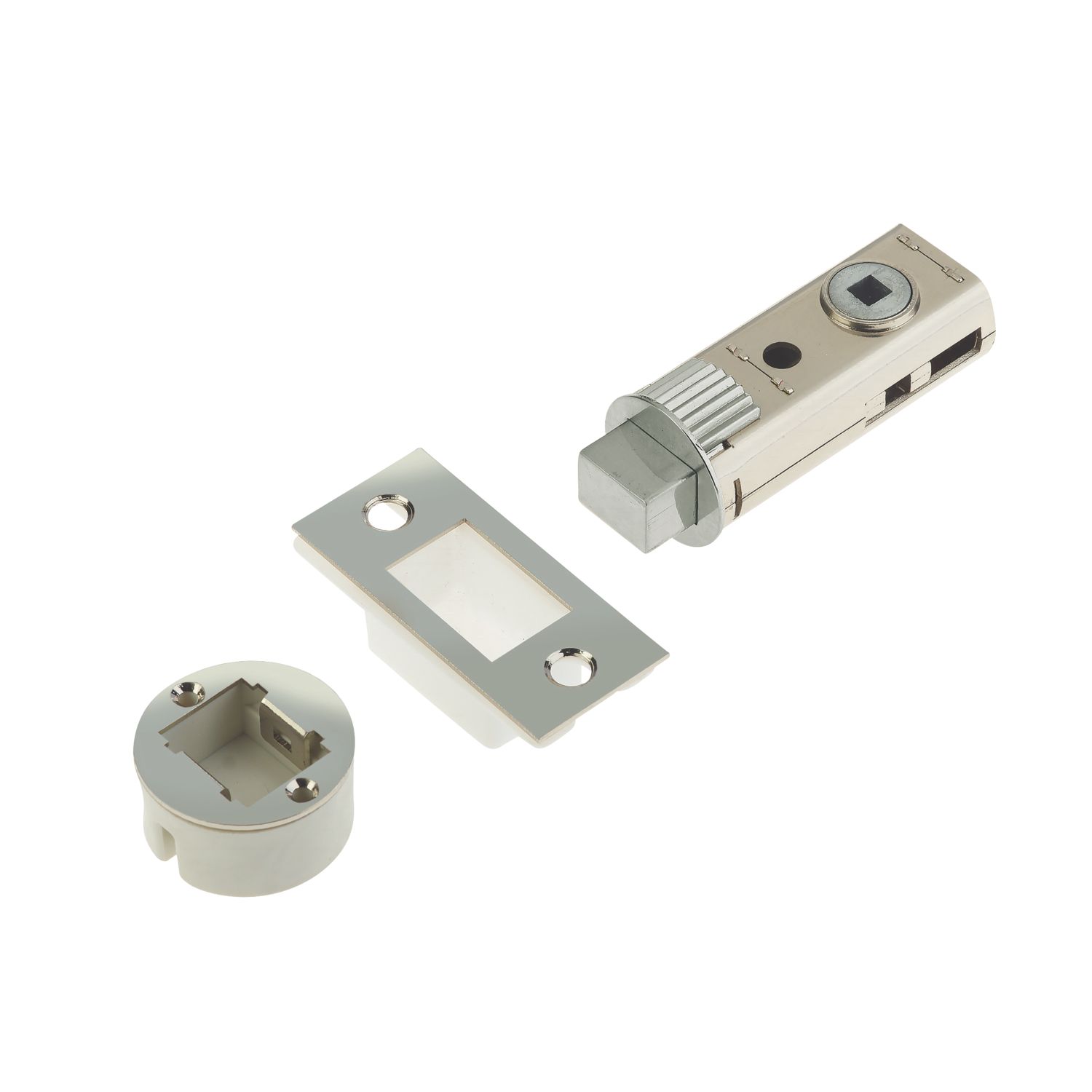 Union Chrome-Plated Tubular Privacy Bolt 60mm Case - 44mm Backset (8901V)
