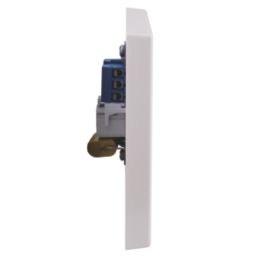 British General 900 Series 1-Gang Master Telephone Socket White