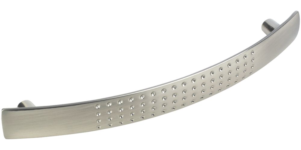 Smith & Locke Dimple Pull Handles Brushed Nickel 155mm 2 Pack Screwfix