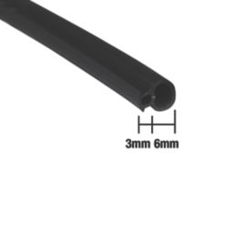 Stormguard  uPVC Door & Window Seal Black 20m