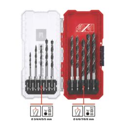 Einhell  Hex Shank Wood Drill Bit Set 10 Pieces