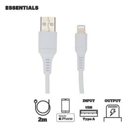 Essentials USB-A to Lightning Charging Cable 2m