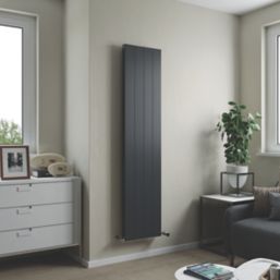 Ximax Harold 1800mm x 400mm 3365BTU Anthracite Vertical Designer Radiator