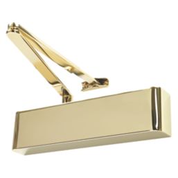 Rutland TS.9206 Fire Rated Overhead Door Closer Polished Brass