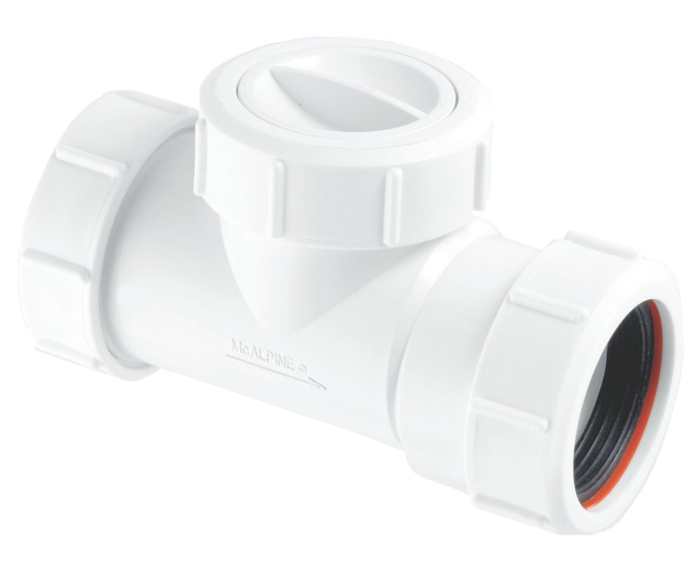 McAlpine S28M-NRV Non-Return Valve White 32mm