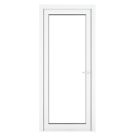 Crystal  Fully Glazed 1-Clear Light Left-Handed White uPVC Back Door 2090mm x 920mm