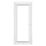 Crystal  Fully Glazed 1-Clear Light Left-Handed White uPVC Back Door 2090mm x 920mm