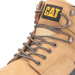 CAT Striver Size 10  Honey Water-Resistant Steel Toe Cap Safety Boots