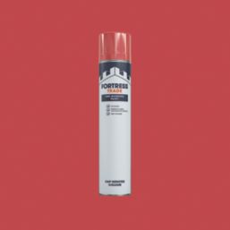 Fortress Trade 750ml Red Matt Line Marking Spray Paint