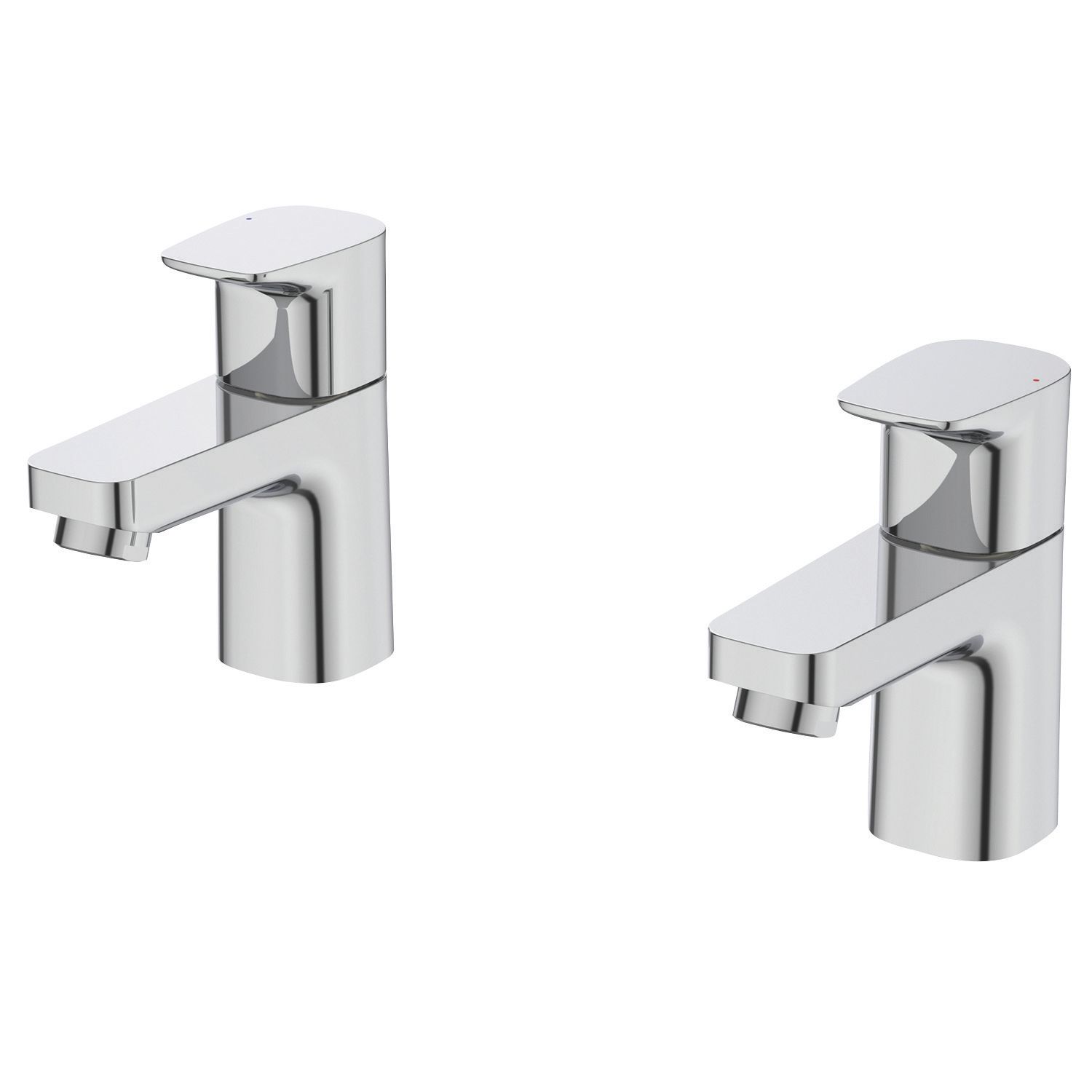 Ideal Standard Ceraplan Chrome 116mm Cloakroom Lever 2 Tap Holes Basin Pillar Tap (890RJ)