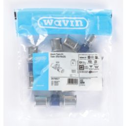 Wavin Tigris K5 Multi-Layer Composite Press-Fit Reducing Tees 25mm x 16mm x 25mm 5 Pack