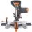 Refurb Evolution R210SMS 210mm  Electric Single-Bevel Sliding Multi-Material Mitre Saw 220-240V