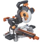 Refurb Evolution R210SMS 210mm  Electric Single-Bevel Sliding Multi-Material Mitre Saw 220-240V