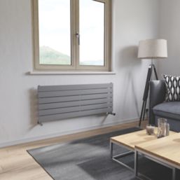 Ximax Oceanus 445mm x 1200mm 2010BTU Silver Horizontal Designer Radiator