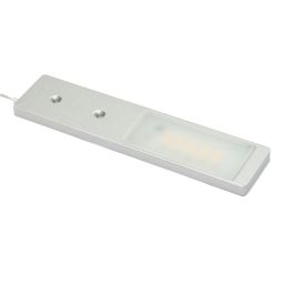 VEW Nova Rectangular LED Ultra-Thin Cabinet Light Aluminium 2.2W 150lm
