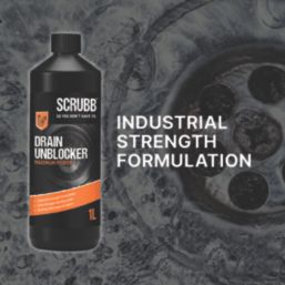 Scrubb   Drain, Sink & Plughole Unblocker 1Ltr