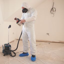 Site Caudrey Coverall White Large 52" Chest 32.9" L